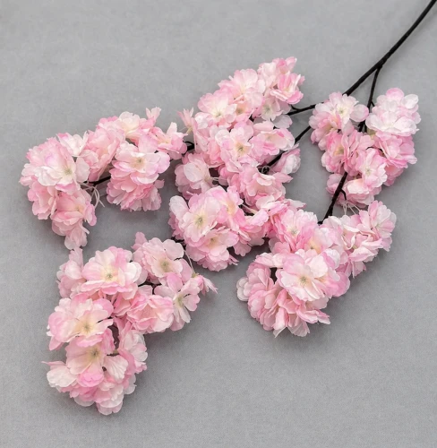 Gałązka wiśni hurt kwitnąca sztuczna jasnoróżowa kwiaty 100 cm sztuczne kwiaty na wesele