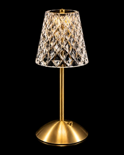 Lampka stołowa diament ciepłe zimne światło dekoracja stołu do restauracji old money